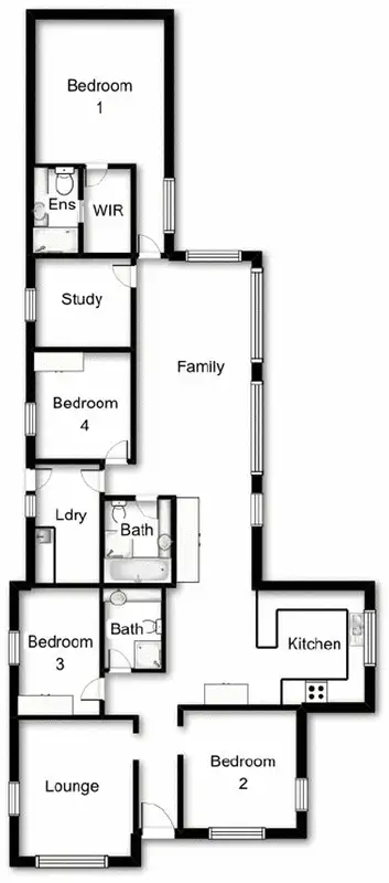 Floorplan of Homely house listing, 41 Batman Street, Braddon ACT 2612