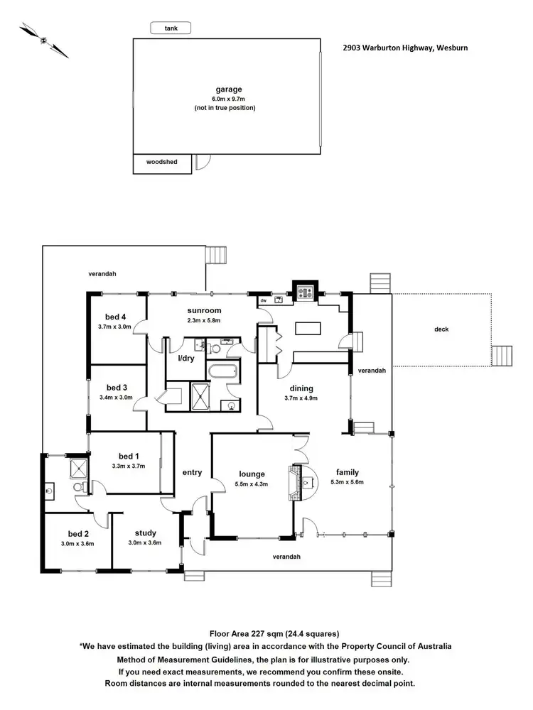 Floorplan of Homely house listing, 2903 Warburton Highway, Wesburn VIC 3799