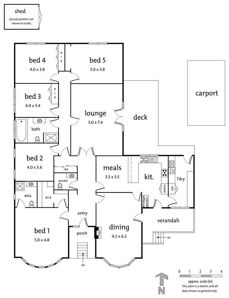 Floorplan of Homely house listing, 6 Pine Ridge, Donvale VIC 3111