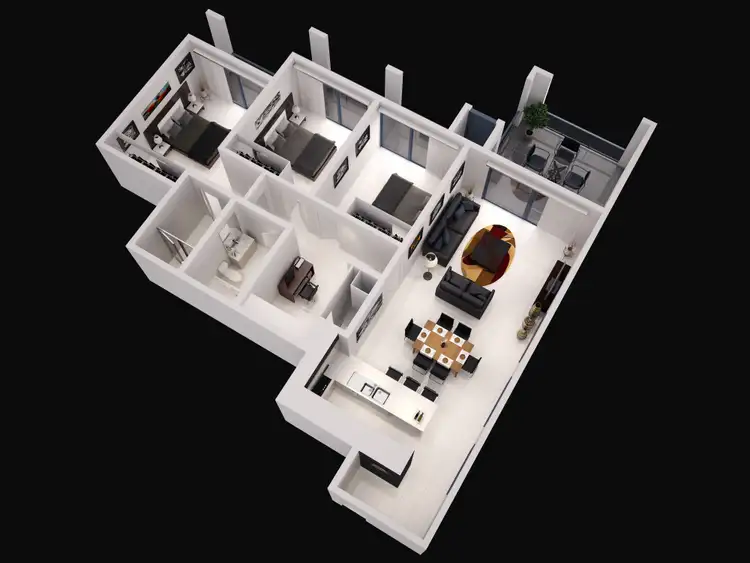 Floorplan of Homely apartment listing, 404c& 503c/65 Progress Drive, Nightcliff NT 810