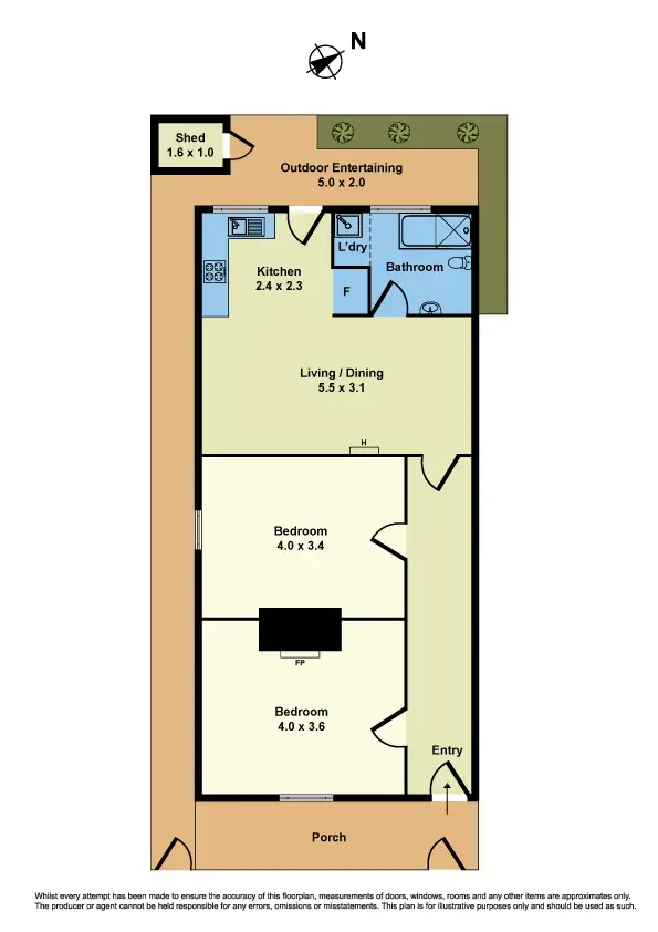 Floorplan of Homely house listing, 56 Cole Street, Williamstown VIC 3016