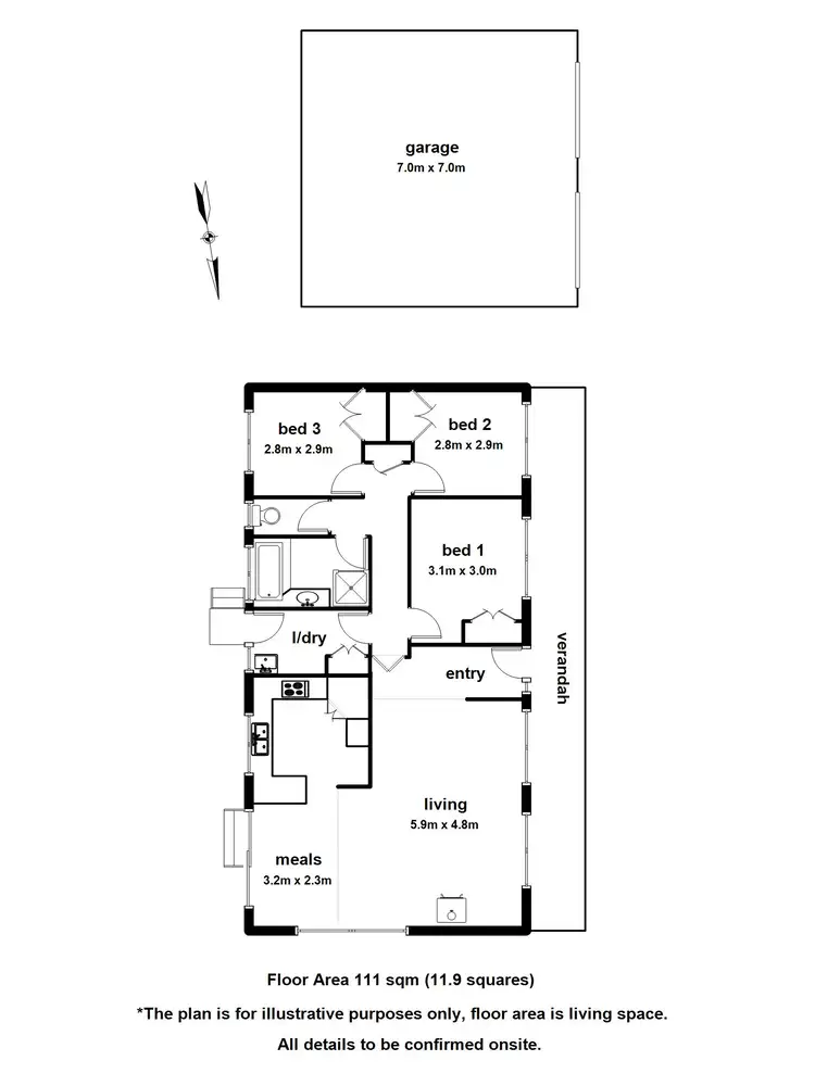 Floorplan of Homely house listing, 19 Outlook Avenue, Yarra Junction VIC 3797