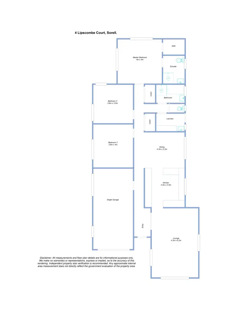 Floorplan of Homely house listing, 4 Lipscombe Court, Sorell TAS 7172