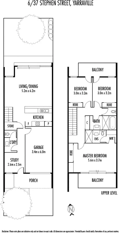 Floorplan of Homely house listing, 6/37 Stephen Street, Yarraville VIC 3013