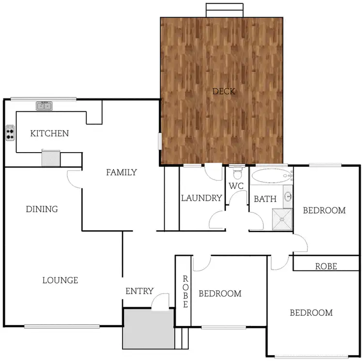 Floorplan of Homely house listing, 128 Streeton Drive, Rivett ACT 2611