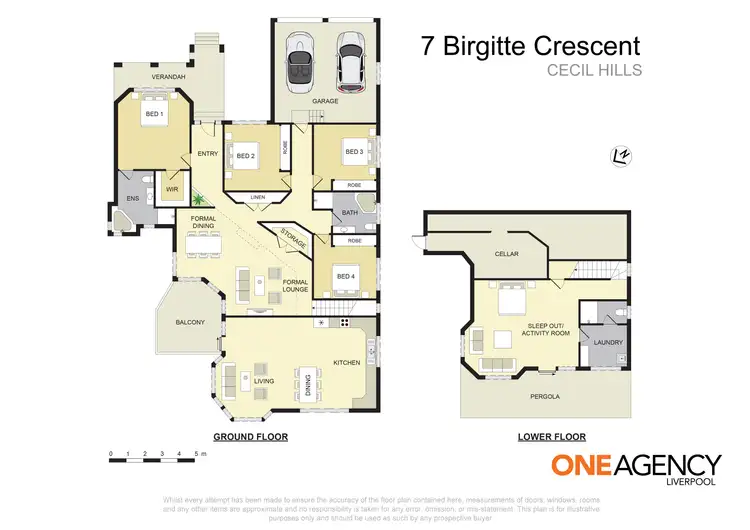 Floorplan of Homely house listing, 7 Birgitte Crescent, Cecil Hills NSW 2171
