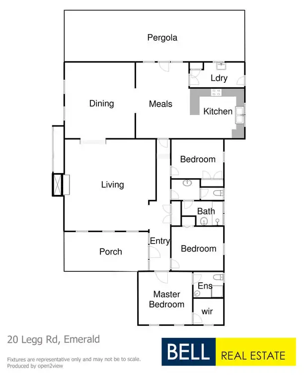 Floorplan of Homely house listing, 20 Legg Road, Emerald VIC 3782