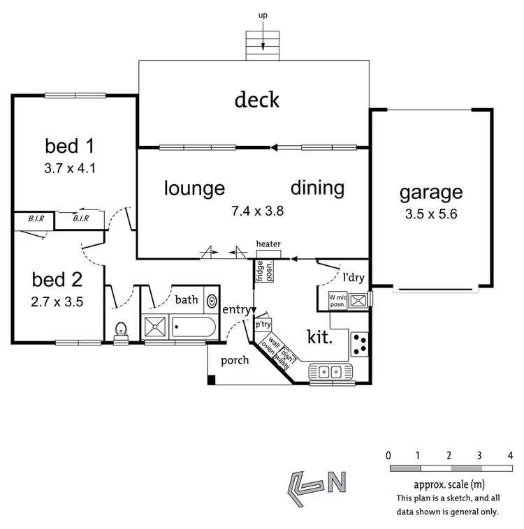 Floorplan of Homely unit listing, 5/48 Leslie Street, Donvale VIC 3111