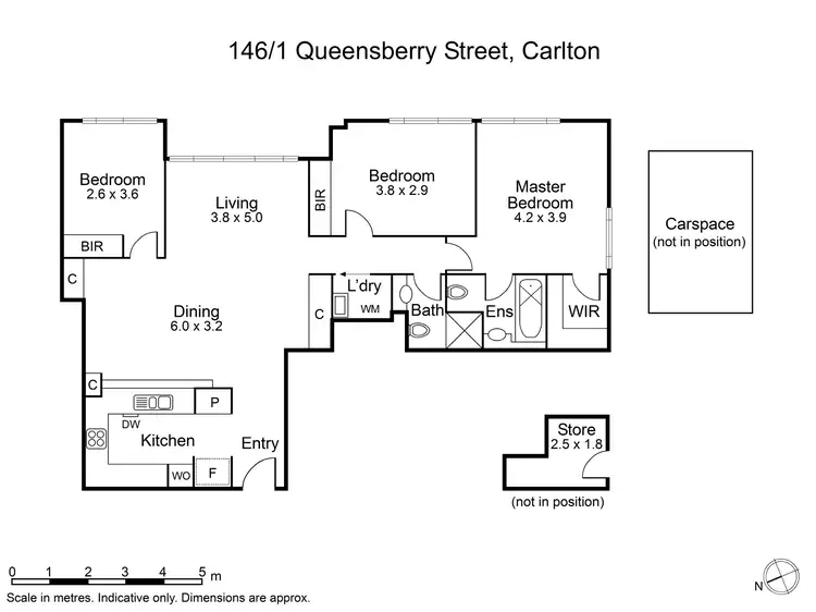 Floorplan of Homely apartment listing, 146/1 Queensberry Street, Carlton VIC 3053