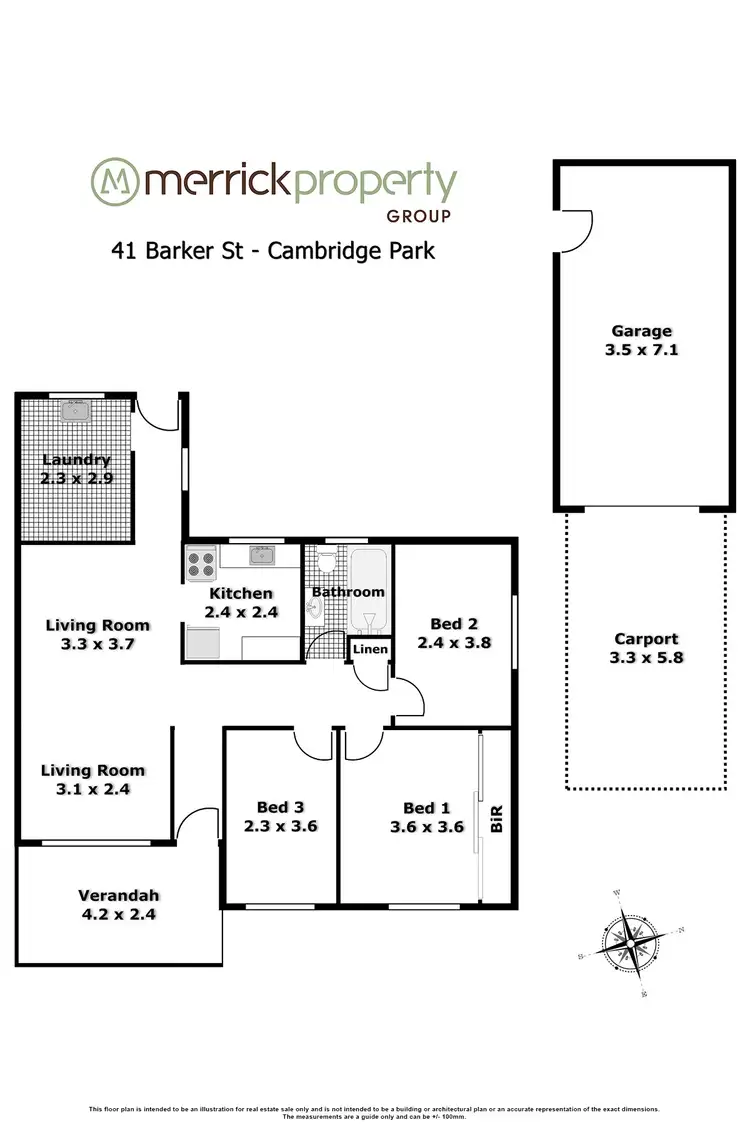 Floorplan of Homely house listing, 41 Barker Street, Cambridge Park NSW 2747