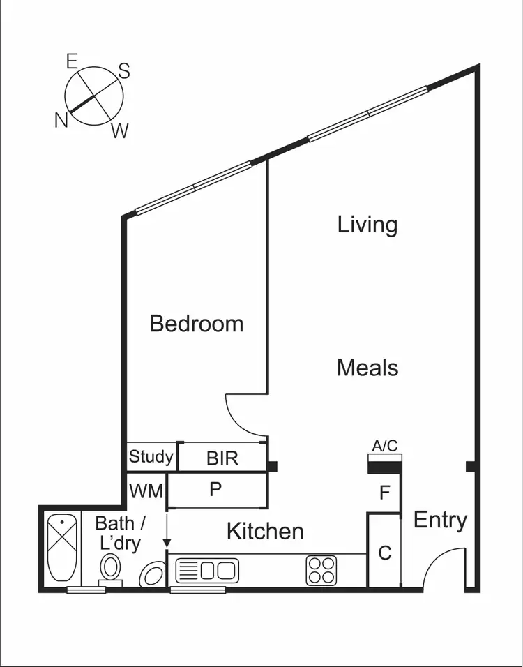 Floorplan of Homely apartment listing, 8/40 Woorayl Street, Carnegie VIC 3163