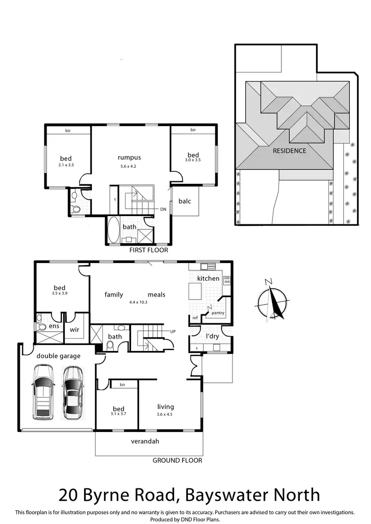 Floorplan of Homely house listing, 20 Byrne Road, Bayswater North VIC 3153