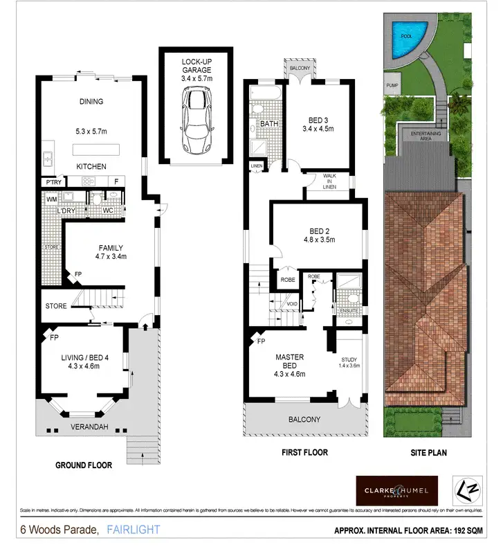 Floorplan of Homely house listing, 6 Woods Parade, Fairlight NSW 2094