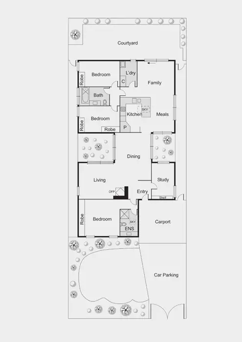 Floorplan of Homely house listing, 24 Loller Street, Brighton VIC 3186