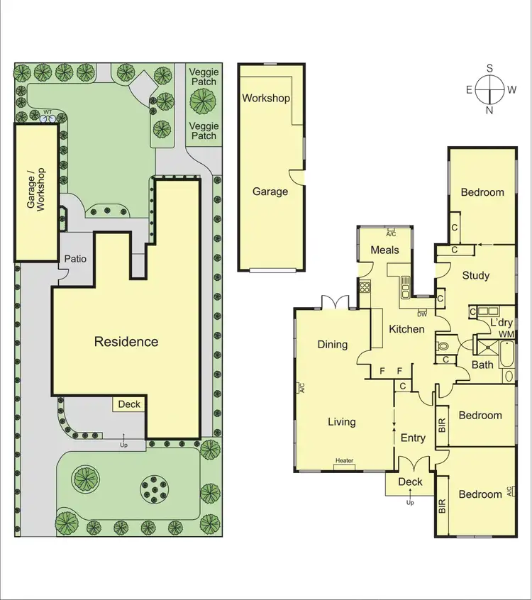 Floorplan of Homely house listing, 14 Beauville Avenue, Murrumbeena VIC 3163