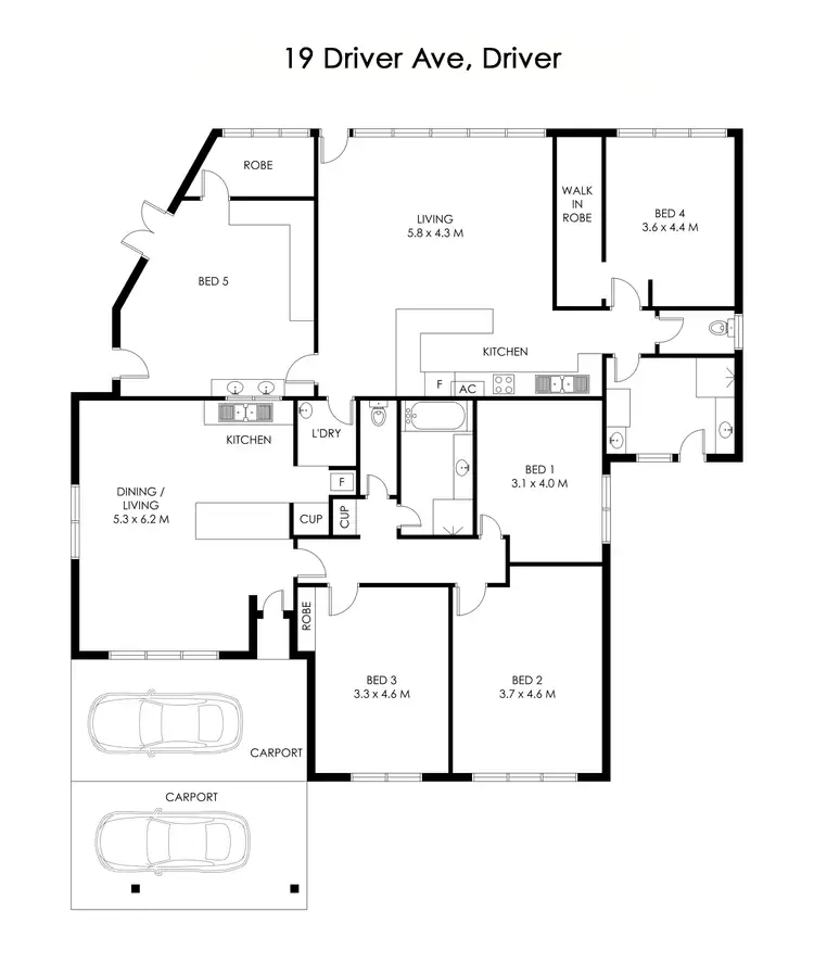 Floorplan of Homely house listing, 19 Driver Avenue, Driver NT 830