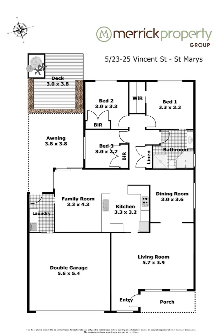Floorplan of Homely villa listing, 5/23-25 Vincent Street, St Marys NSW 2760