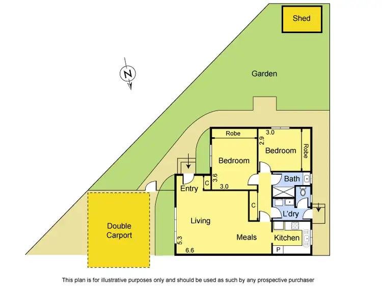 Floorplan of Homely unit listing, 3/66 Darebin Boulevard, Reservoir VIC 3073
