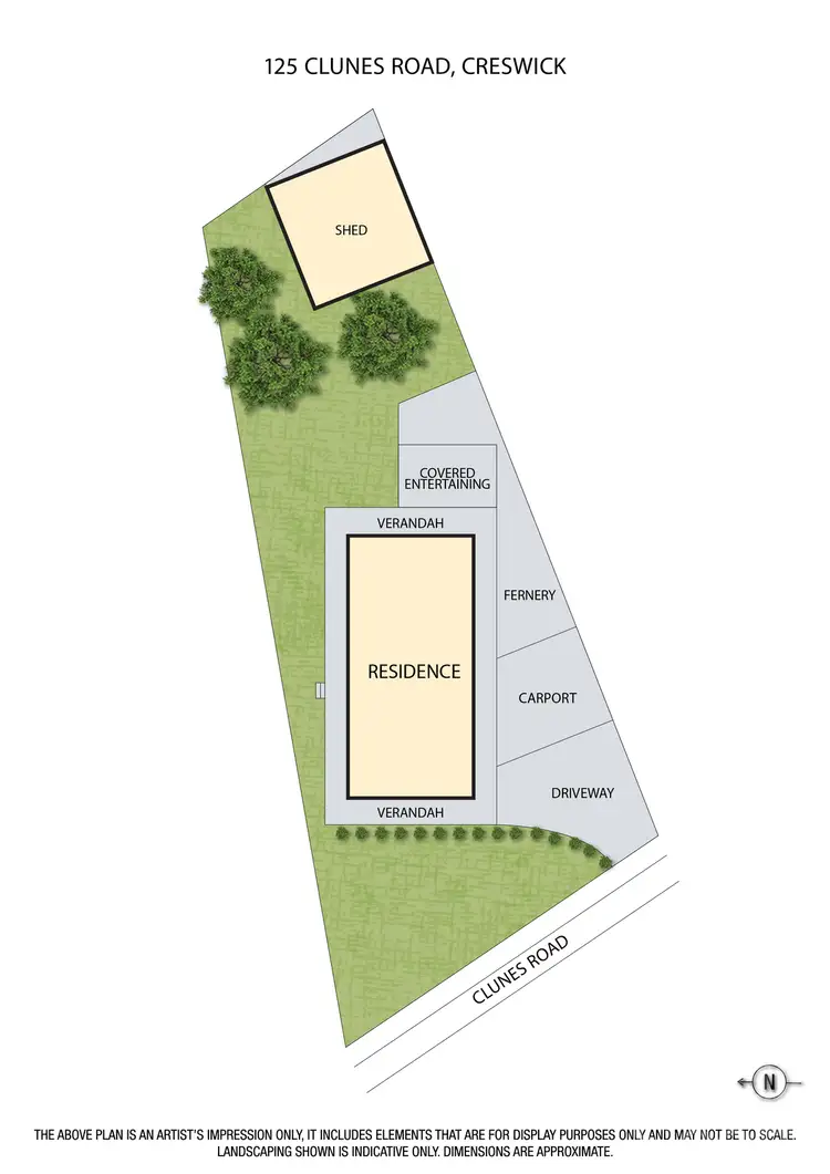 Floorplan of Homely house listing, 125 Clunes Road, Creswick VIC 3363