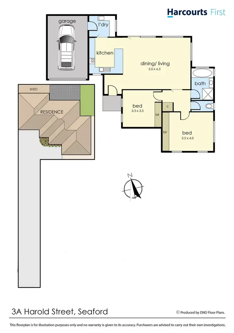 Floorplan of Homely house listing, 3A Harold Street, Seaford VIC 3198