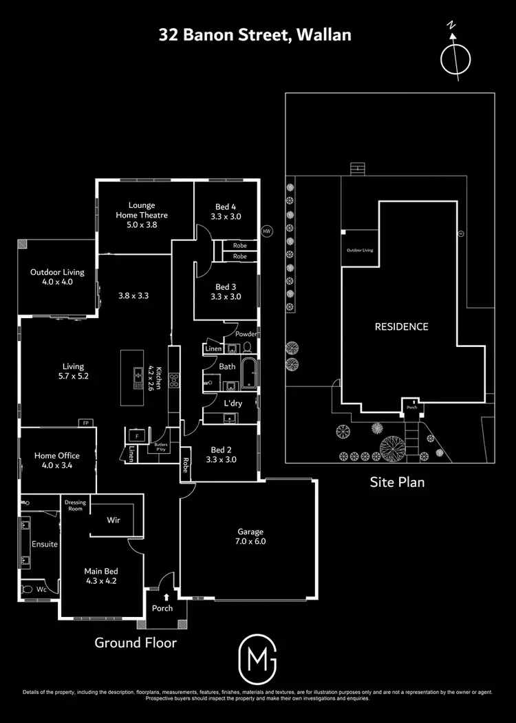 Floorplan of Homely house listing, 32 Banon Street, Wallan VIC 3756