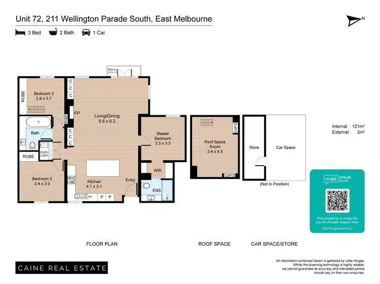 Floorplan of Homely apartment listing, 72/211 Wellington Parade South, East Melbourne VIC 3002