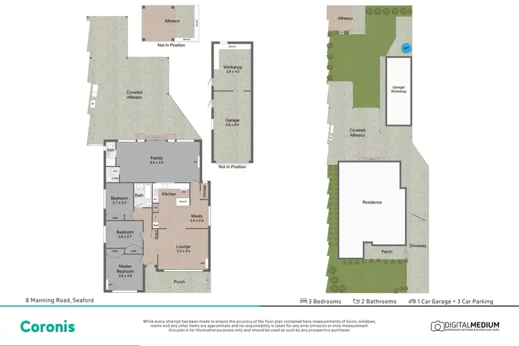 Floorplan of Homely house listing, 8 Manning Road, Seaford VIC 3198