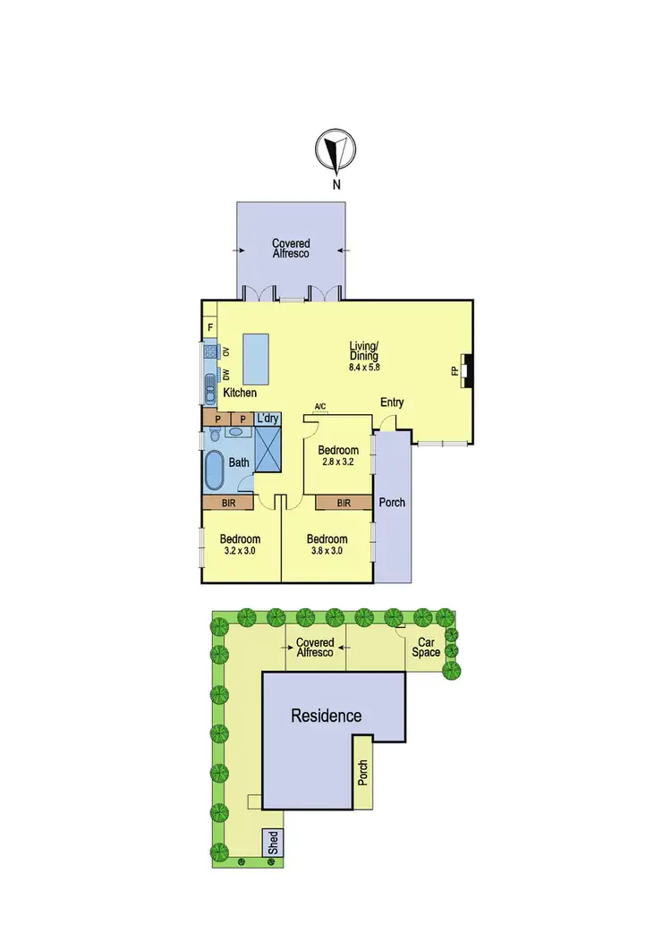 Floorplan of Homely unit listing, 3/50 Henry Street, Eltham VIC 3095
