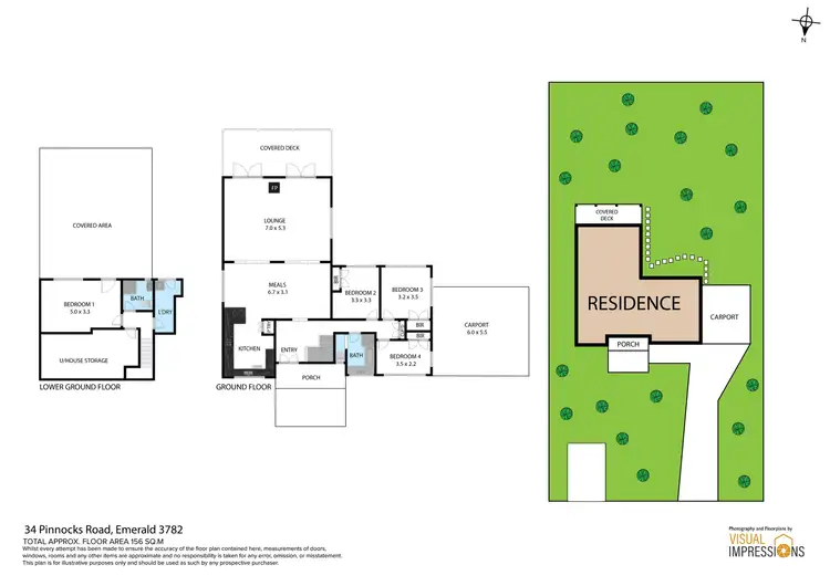 Floorplan of Homely house listing, 34 Pinnocks Road, Emerald VIC 3782
