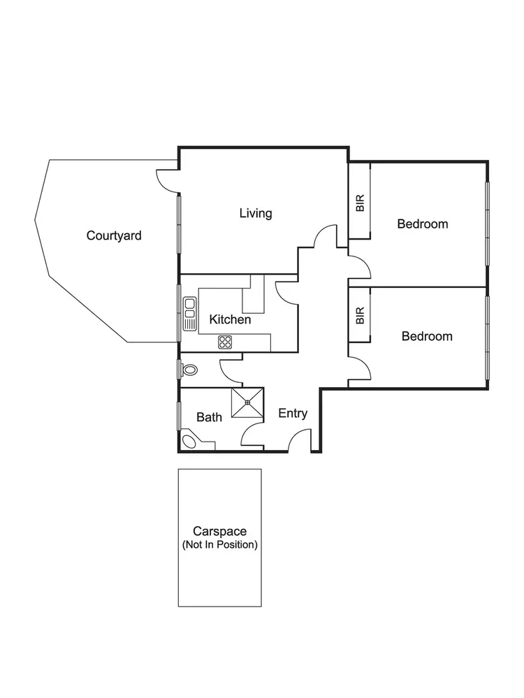 Floorplan of Homely apartment listing, 1/207-209 Centre Road, Bentleigh VIC 3204