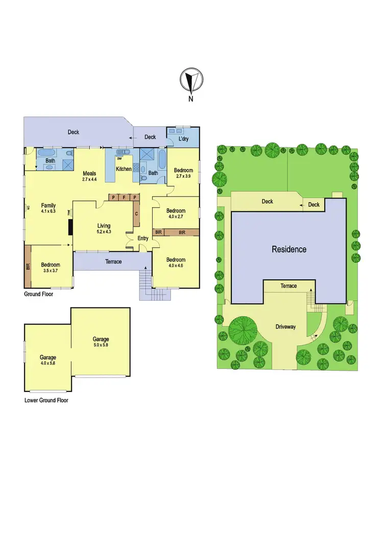 Floorplan of Homely house listing, 9 Grimshaw Street, Greensborough VIC 3088
