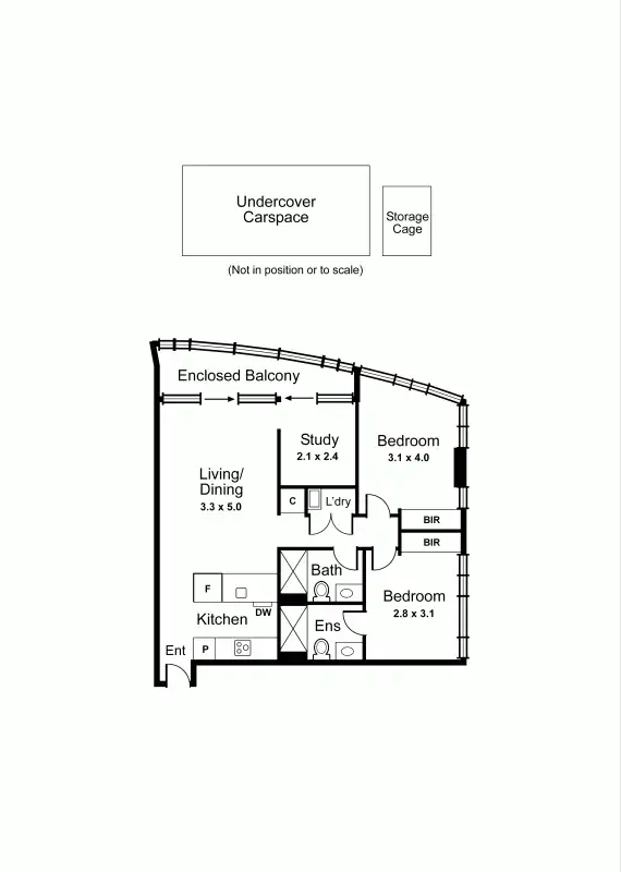 Floorplan of Homely apartment listing, 1004/555 St Kilda Road, Melbourne VIC 3004