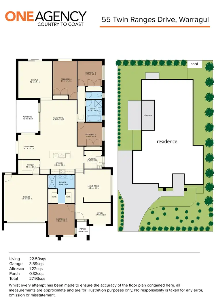 Floorplan of Homely house listing, 55 Twin Ranges Drive, Warragul VIC 3820