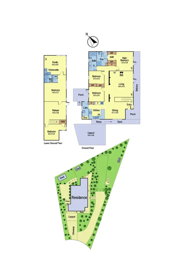 Floorplan of Homely house listing, 4 Roslyn Court, Eltham North VIC 3095