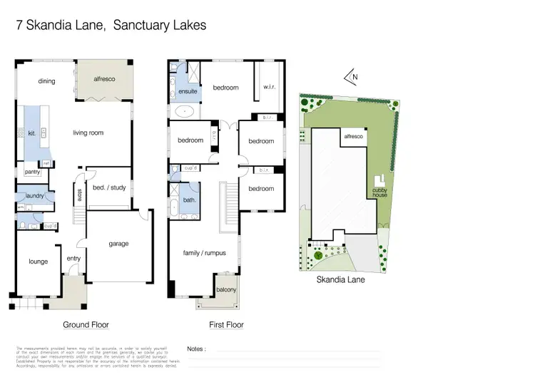 Floorplan of Homely house listing, 7 Skandia Lane, Sanctuary Lakes VIC 3030