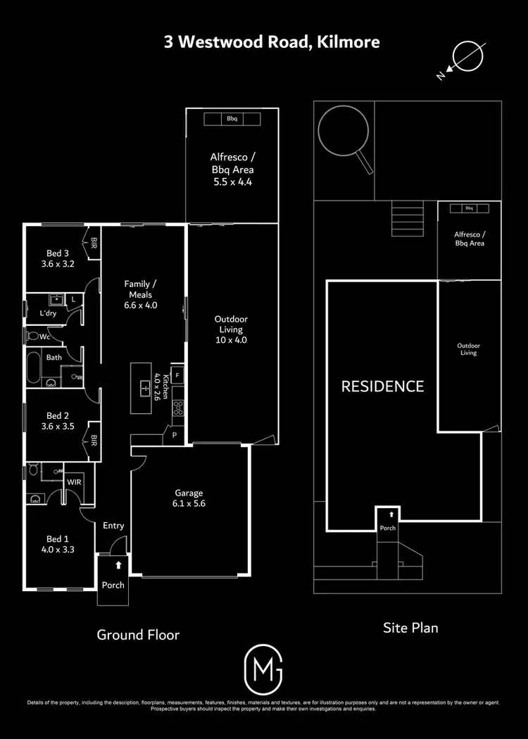 Floorplan of Homely house listing, 3 Westwood Road, Kilmore VIC 3764