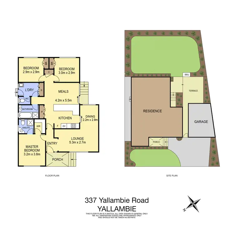 Floorplan of Homely house listing, 337 Yallambie Road, Yallambie VIC 3085