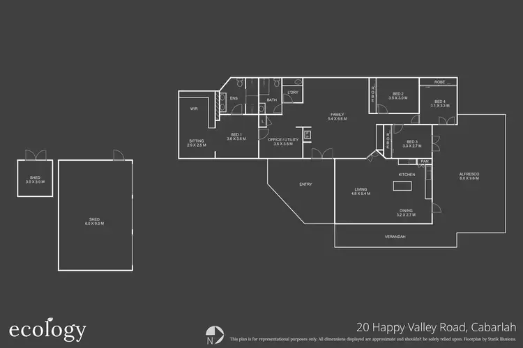 Floorplan of Homely house listing, 20 Happy Valley Road, Cabarlah QLD 4352