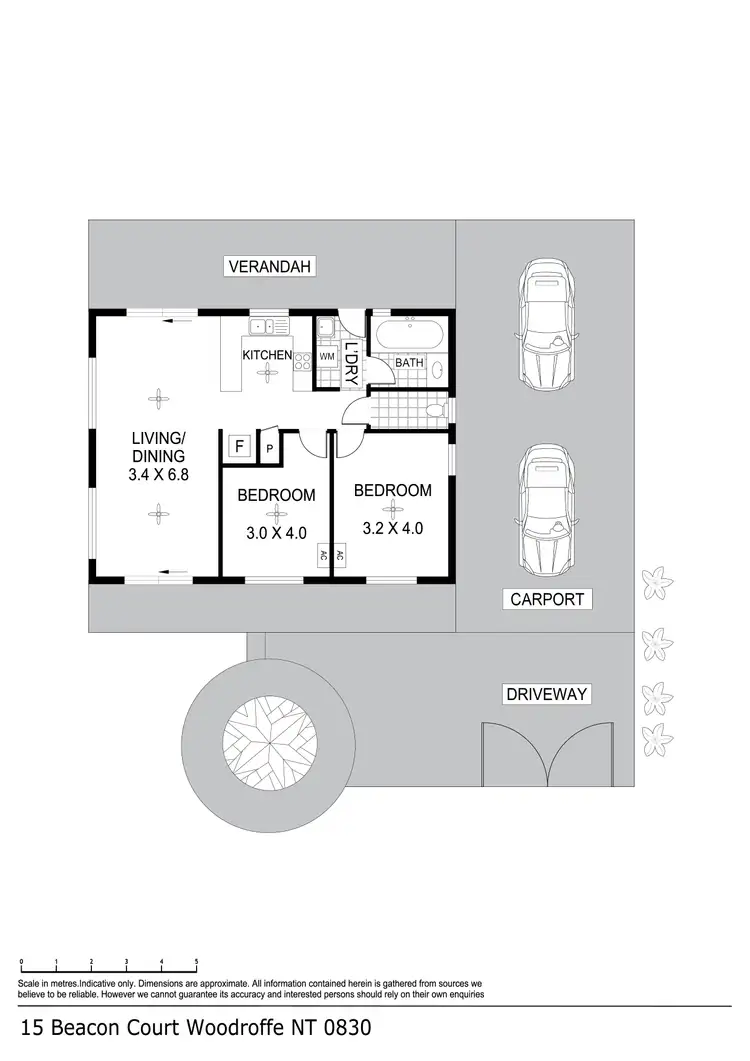Floorplan of Homely house listing, 15 Beacon Court, Woodroffe NT 830