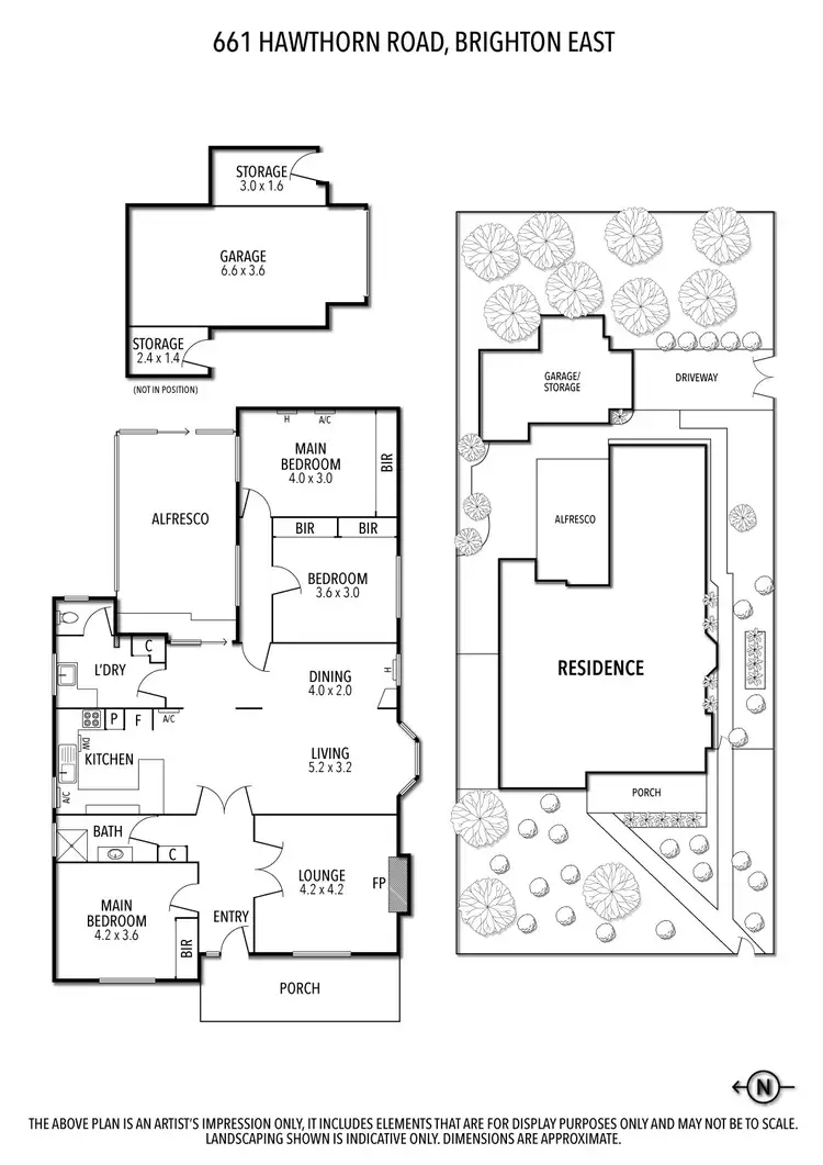Floorplan of Homely house listing, 661 Hawthorn Road, Brighton East VIC 3187