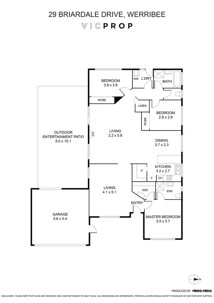 Floorplan of Homely house listing, 29 Briardale Drive, Werribee VIC 3030