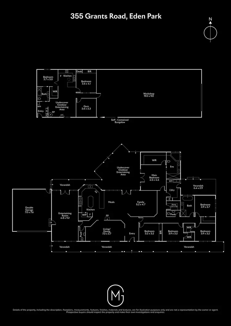 Floorplan of Homely house listing, 355 Grants Road, Eden Park VIC 3757
