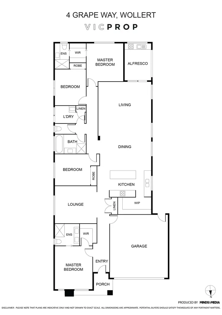 Floorplan of Homely house listing, 4 Grape Way, Wollert VIC 3750