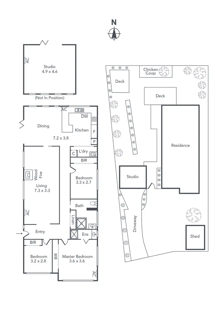 Floorplan of Homely house listing, 1 Cedar Street, Mentone VIC 3194