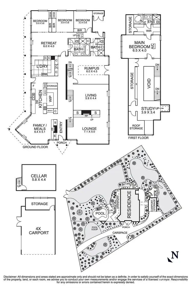 Floorplan of Homely house listing, 10 One Tree Hill, Donvale VIC 3111