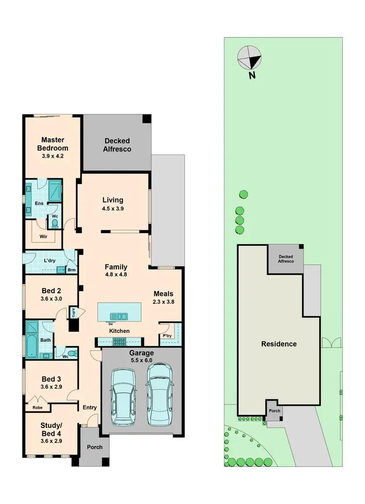 Floorplan of Homely house listing, 44 Rankin Boulevard, Wallan VIC 3756