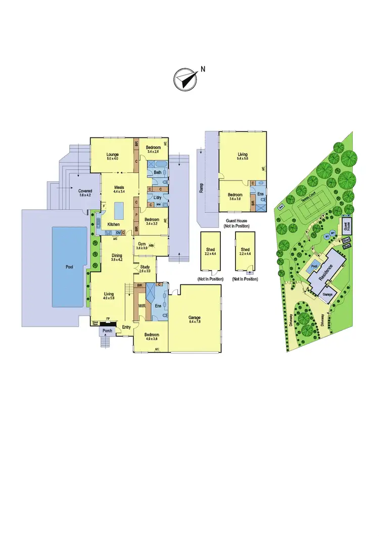 Floorplan of Homely house listing, 2 Bronwyn Court, Research VIC 3095