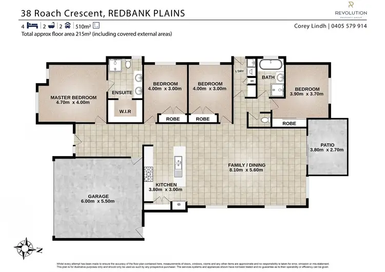 Floorplan of Homely house listing, 38 Roach Crescent, Redbank Plains QLD 4301