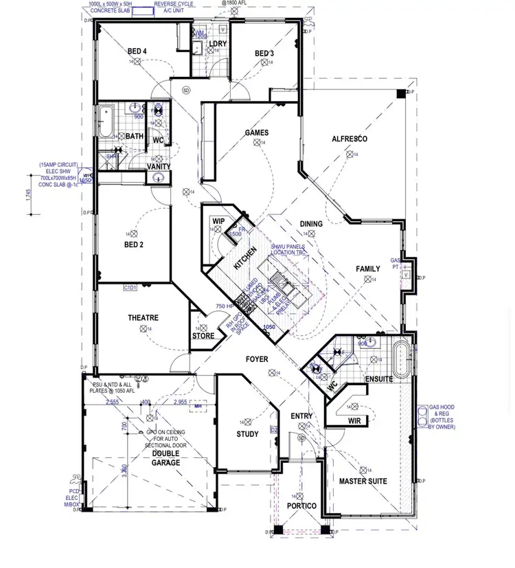 Floorplan of Homely house listing, 55 Valentine Road, Binningup WA 6233