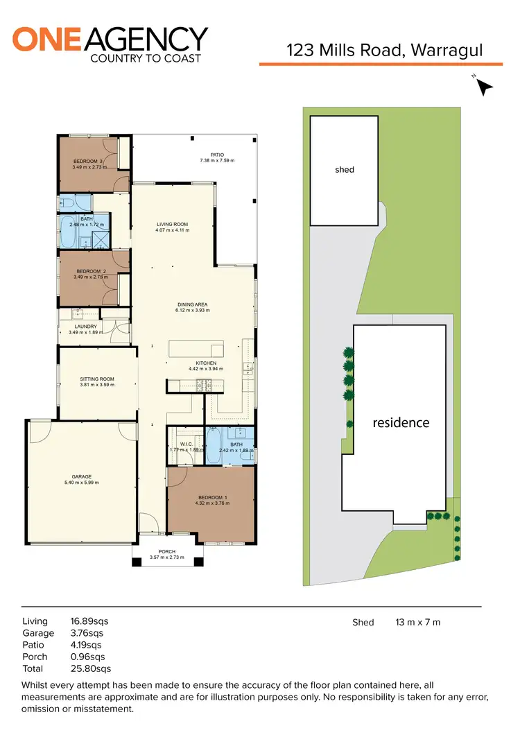 Floorplan of Homely house listing, 123 Mills Road, Warragul VIC 3820
